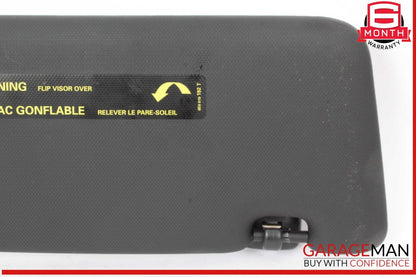 09-17 Audi S4 Q5 Front Left Driver Side Sun Visor Sunvisor Black 8E0010192T OEM