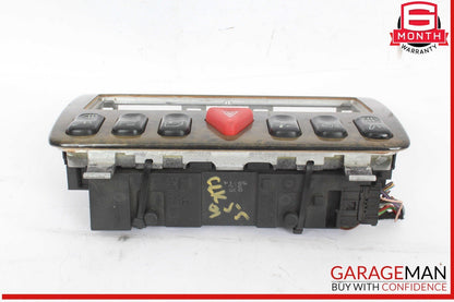 98-03 Mercedes W208 CLK55 AMG Hazard Door Lock Switch Control Panel OEM