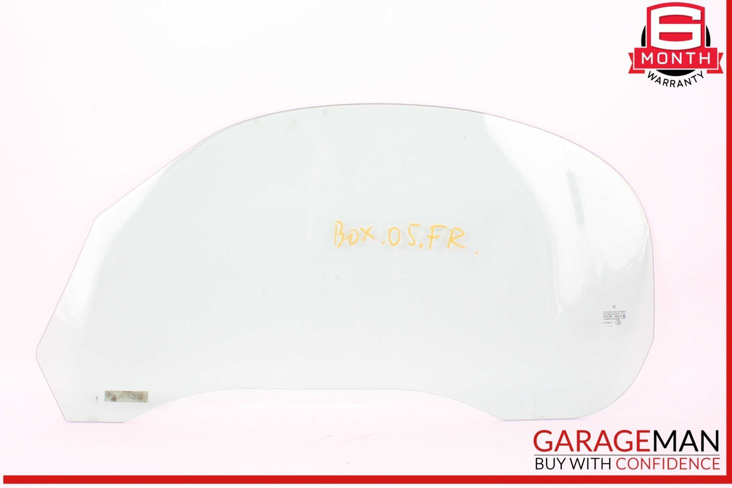 05-12 Porsche Boxter 987 Front Right Passenger Side Door Window Glass OEM