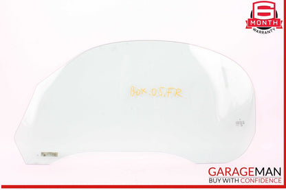 05-12 Porsche Boxter 987 Front Right Passenger Side Door Window Glass OEM