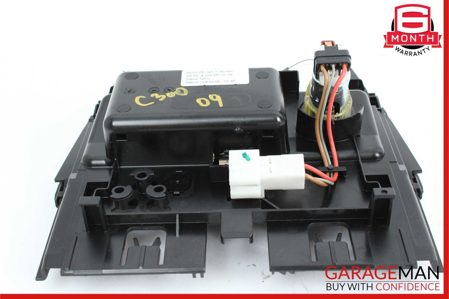 08-17 Mercedes W204 C300 C350 Center Console Ashtray Ash Tray Compartment OEM