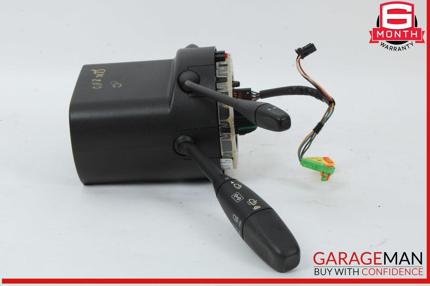 05-08 Mercedes R171 SLK280 Steering Column Control Switches Assembly Black OEM