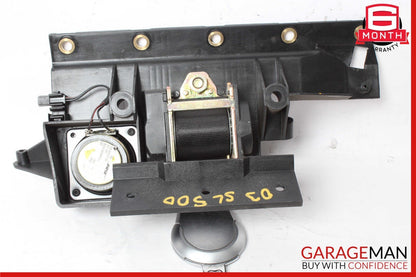 03-08 Mercedes R230 SL500 Rear Left Seat Belt Retractor Luggage w/ Speaker OEM