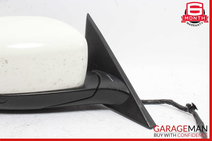 14-17 Maserati Ghibli Front Right Side Mirror Door Rear View White/Black OEM