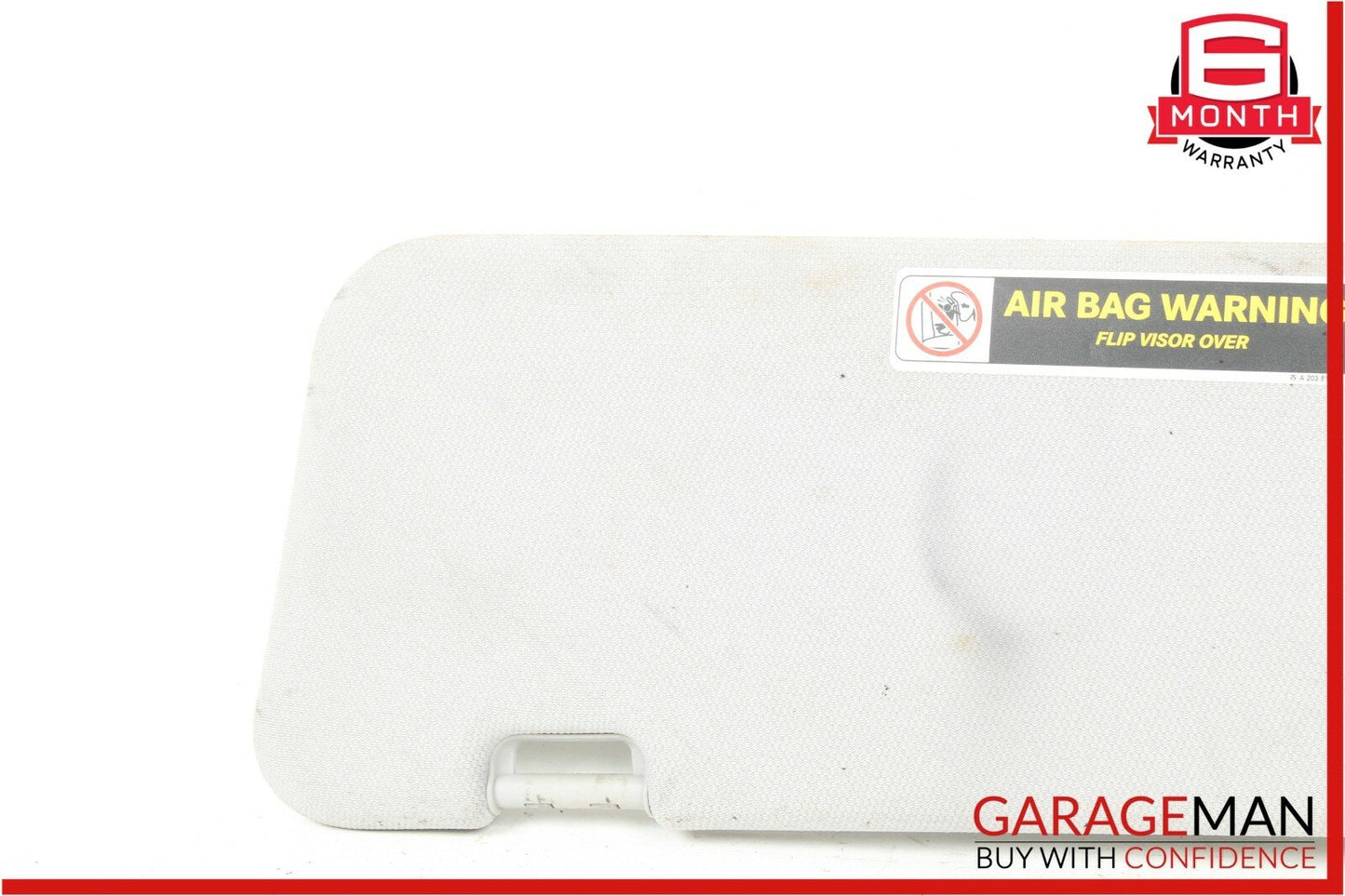 06-11 Mercedes W219 CLS500 Front Right Side Sunvisor Sun Visor Shade Gray OEM