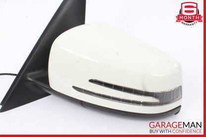 10-12 Mercedes X204 GLK350 Left Driver Side Rear View Door Mirror White OEM