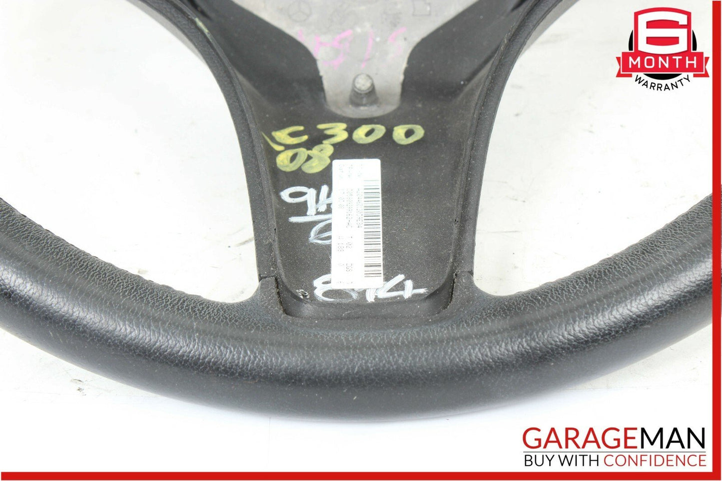 08-11 Mercedes W204 C250 C300 3 Spoke Steering Wheel 2044601203 OEM