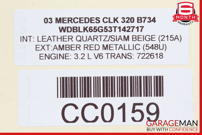 00-06 Mercedes W208 CLK320 S430 Voice Command Control Module 2038204826 OEM