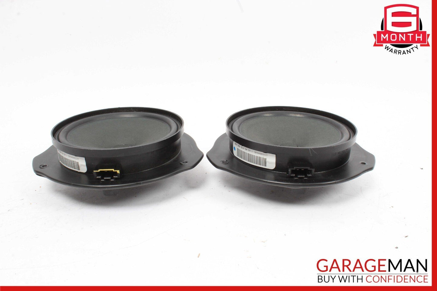 08-15 Mercedes W204 C250 Front Right & Left Door Sound Speakers Set of 2 OEM