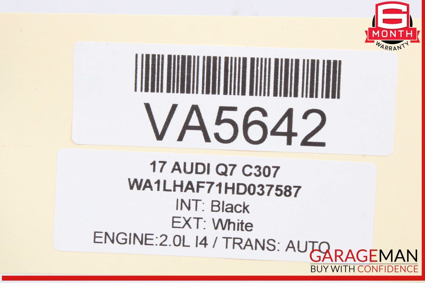 17-24 Audi Q7 Q5 Rear Left / Rear Right Upper Forward Control Arm 4M0505361G OEM