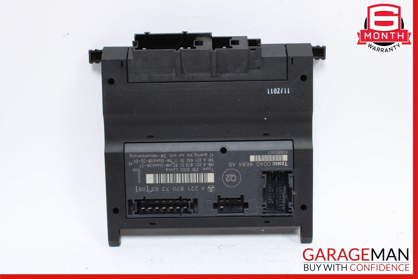 07-13 Mercedes W221 S550 S63 Front Left Driver Side Under Seat Control Unit OEM