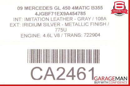 08-18 Mercedes X164 GL450 R350 Subwoofer Amp Amplifier Harman Becker OEM