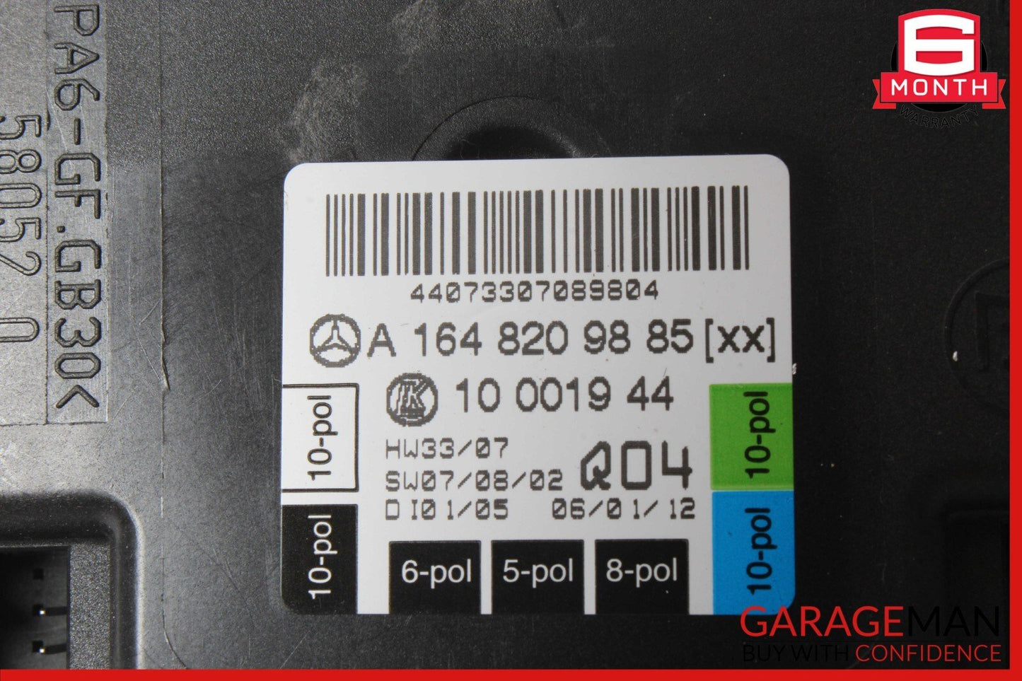 06-13 Mercedes X164 GL450 R350 ML450 Front Right Side Door Control Module OEM