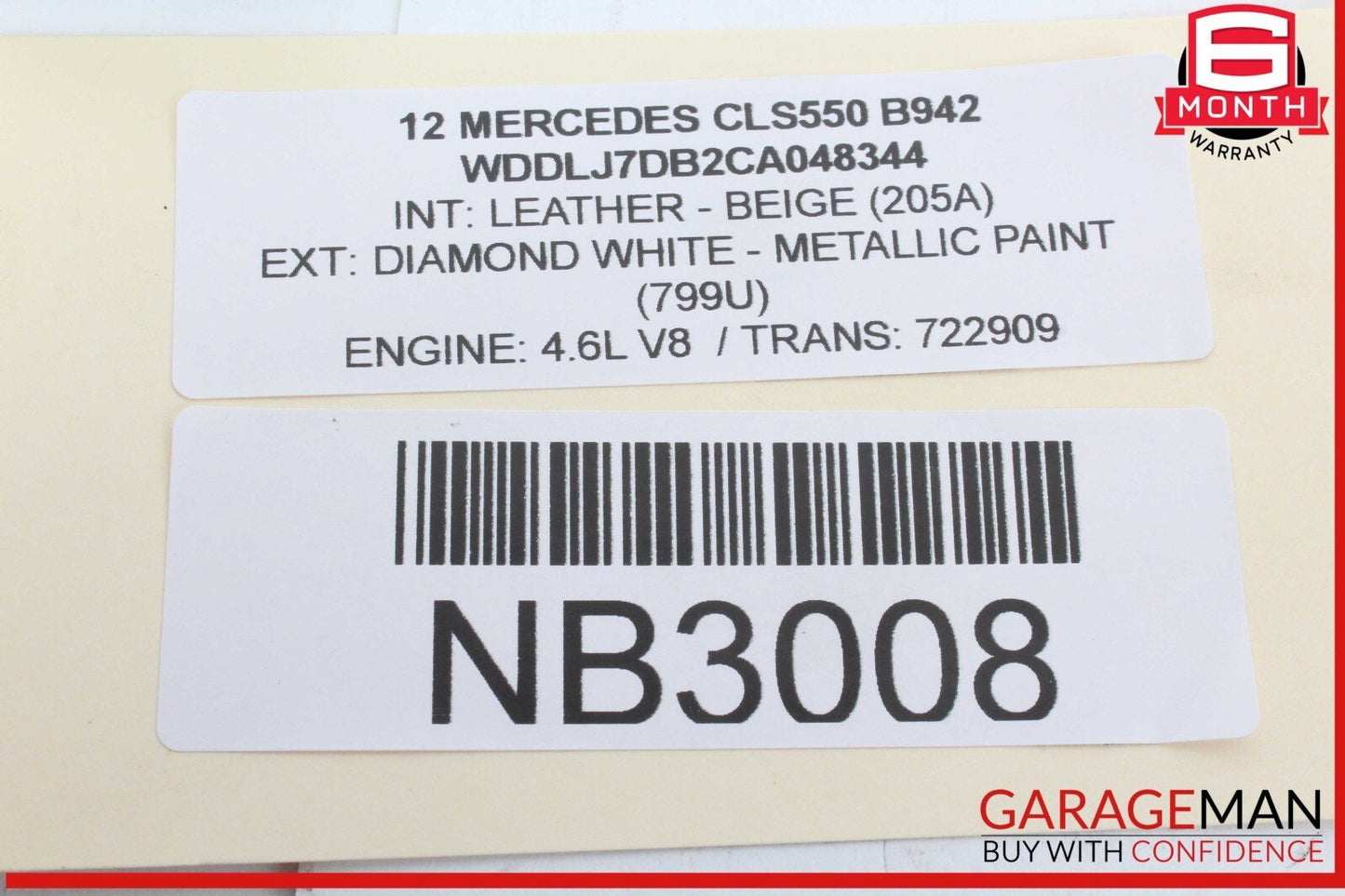 10-16 Mercedes W218 CLS550 Front Active Lane Assist Front Camera OEM