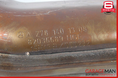 14-17 Mercedes W222 S550 Left Driver Side Engine Exhaust Pipe OEM