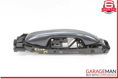 15-20 Mercedes W205 C300 Rear Left Driver Side Exterior Door Handle Gray OEM
