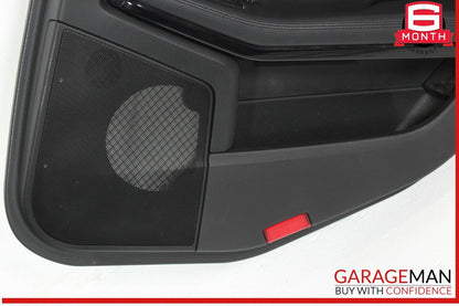 14-16 Mercedes W212 E350 E550 Rear Right Interior Door Panel Leather Black OEM