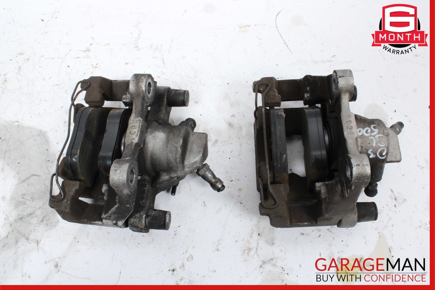 03-09 Mercedes R230 SL500 CL550 Rear Right & Left Brake Caliper Calipers Set OEM
