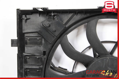 11-18 Porsche Cayenne 958 Engine Cooling Fan Motor Shroud Assembly OEM
