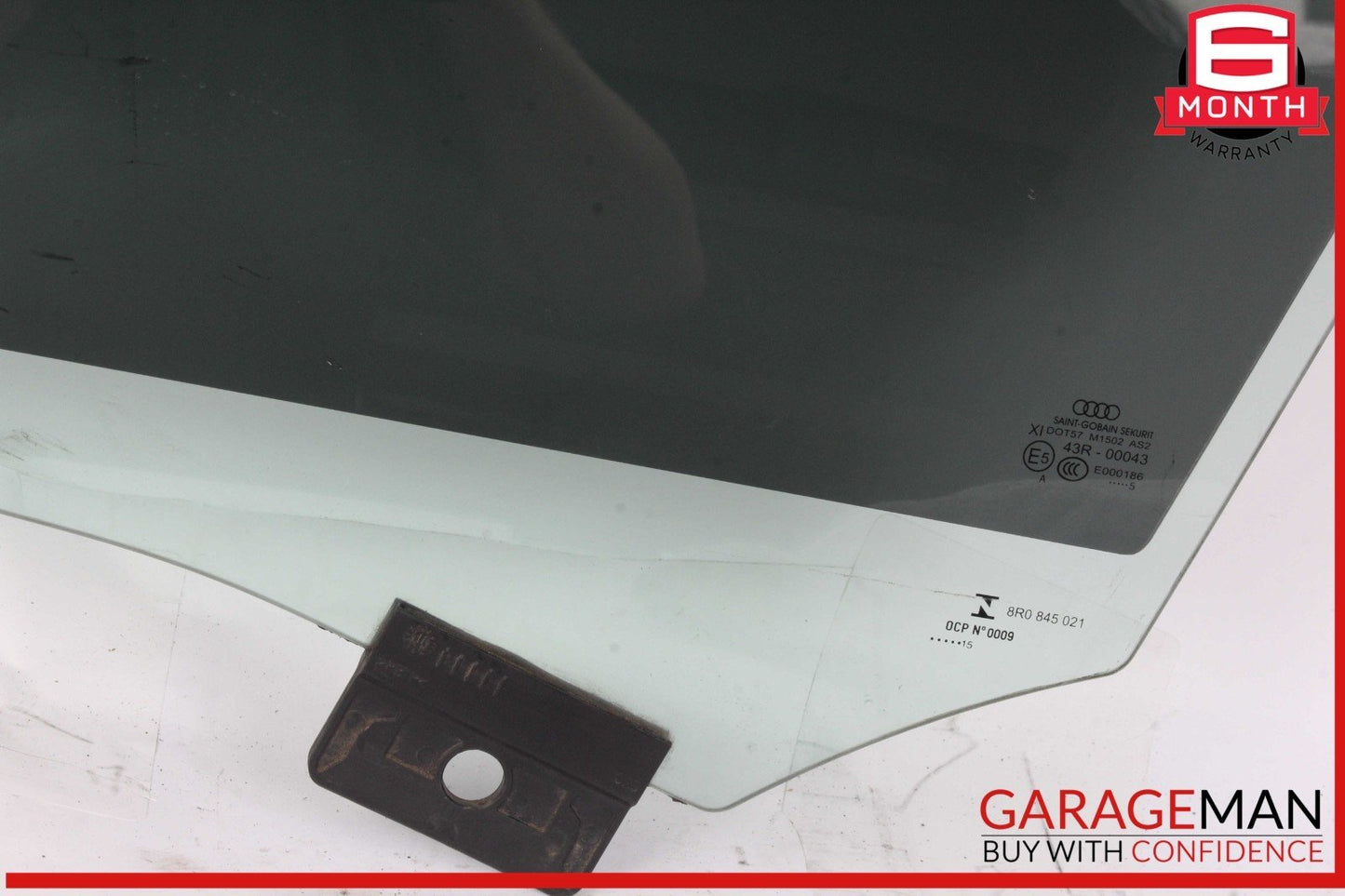 12-17 Audi Q5 Front Left Driver Side Door Window Glass 43R00043 OEM