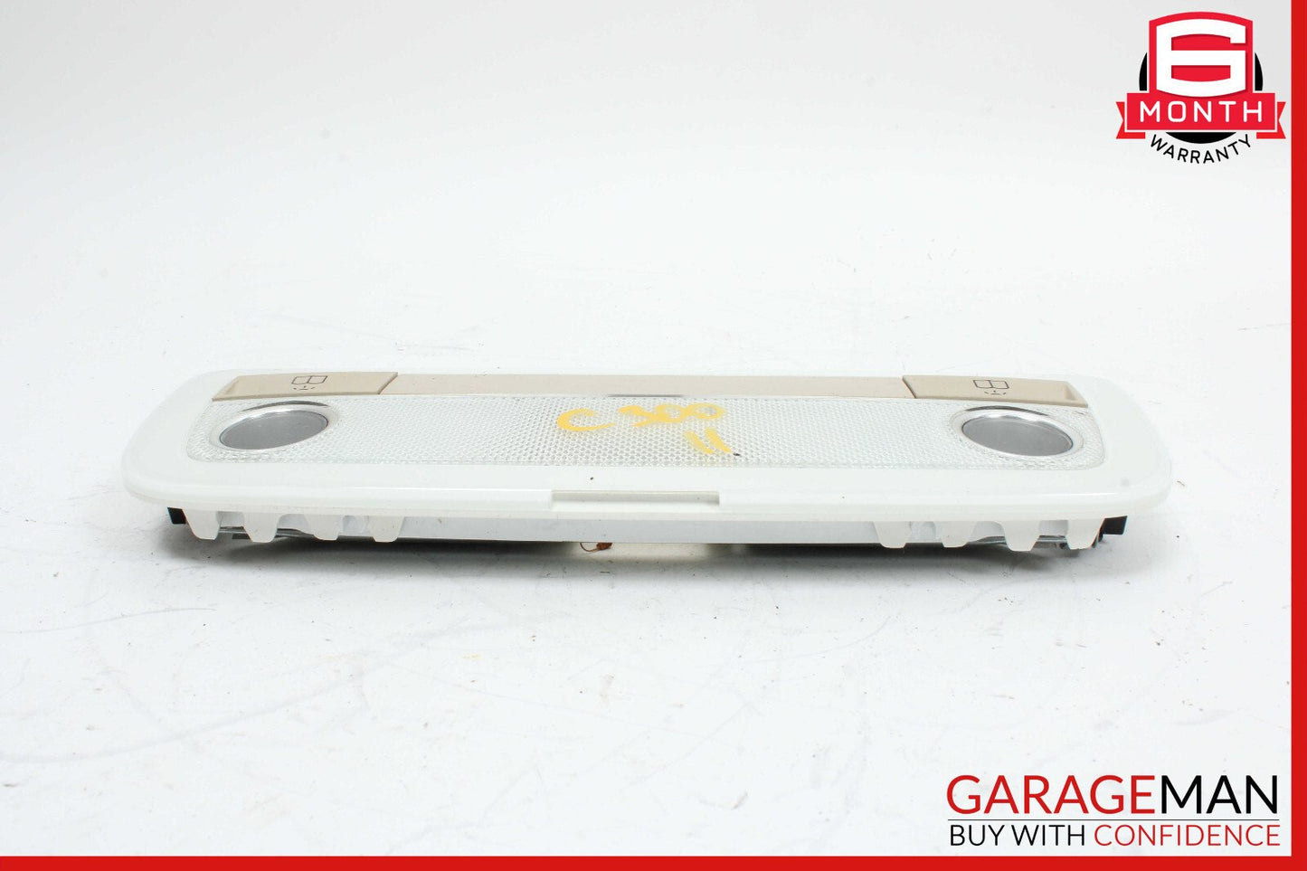 08-21 Mercedes W204 C250 GLK350 Rear Overhead Dome Light Beige 2048204901 OEM
