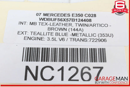 03-09 Mercedes W211 E350 E320 Rear Left Driver Side Door Lock Actuator OEM