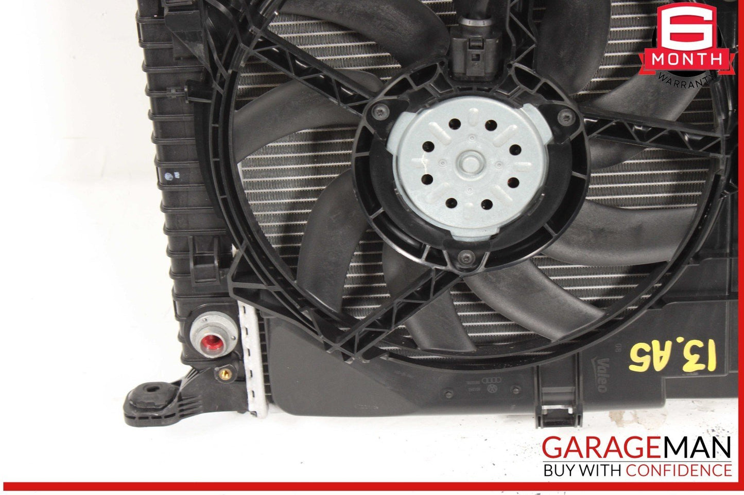 09-16 Audi A5 Q5 2.0L Engine Cooling Radiator AC A/C Condenser Assembly OEM