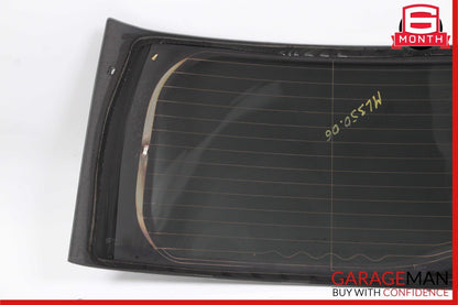 06-11 Mercedes W164 ML500 ML63 AMG Rear Hatch Trunk Windshield Window Glass