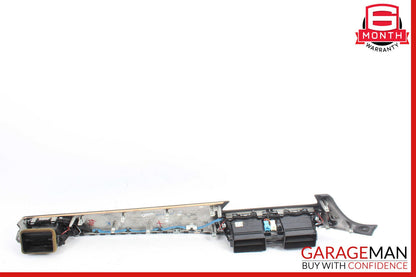 12-18 Mercedes W218 CLS500 Front Dash Trim Bezel Air Vent Cover Assy Walnut OEM