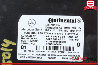 12-15 Mercedes W212 E350 4MATIC Communication Control Module Unit 2229006003 OEM