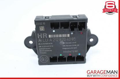 08-18 Mercedes W212 E350 C350 C300 Rear Right Side Door Control Module Unit OEM