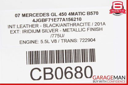 06-09 Mercedes X164 GL450 ML550 R500 Park Assist Parktronic Control Module PDC