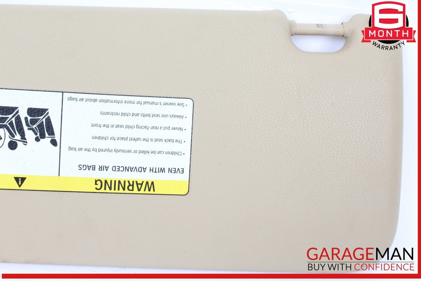 12-15 BMW X1 Front Right Passenger Side Sunvisor Sun Visor