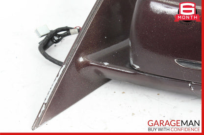 10-13 Mercedes W221 S350 S550 S63 AMG Side Rear View Door Mirror Left Driver Red