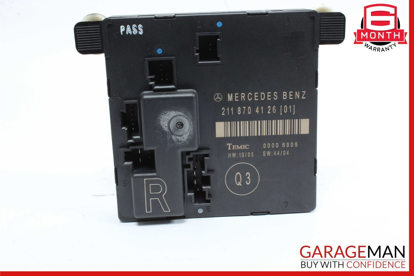 03-09 Mercedes W211 E350 E550 Rear Right Passenger Door Control Module Unit OEM