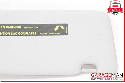 09-17 Audi Q5 A4 A5 S4 S5 Front Left Driver Side Sun Visor Gray 8U0857551F OEM