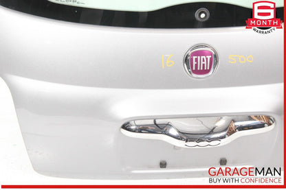 12-17 Fiat 500 Rear Trunk Lid Tailgate Liftgate Shell Gray OEM