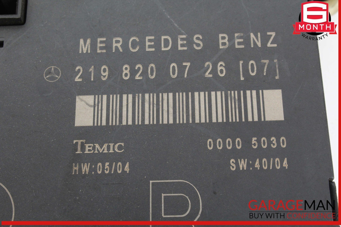 06-11 Mercedes W219 CLS550 CLS500 Front Right Door Control Module 2198200726 OEM