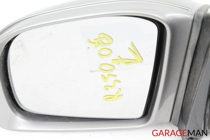06-10 Mercedes W251 R350 Front Left Driver Side Mirror Door Rear View Silver OEM