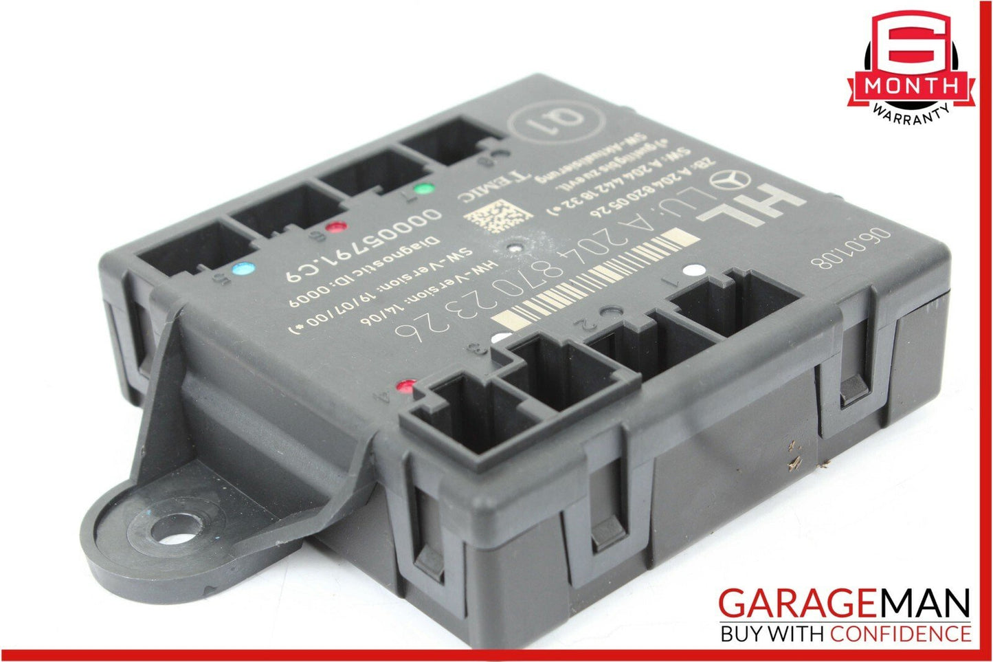 08-14 Mercedes W204 C250 C300 C63 AMG Rear Left Side Door Controller Module Unit