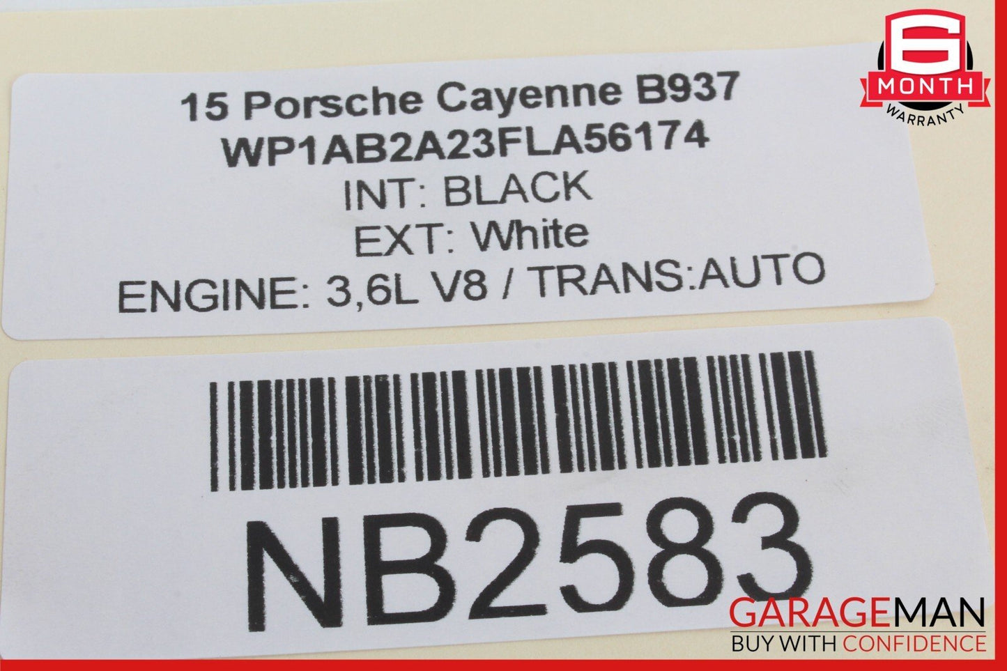 11-18 Porsche Cayenne 958 Front Right Side Window Regulator Motor Unit OEM