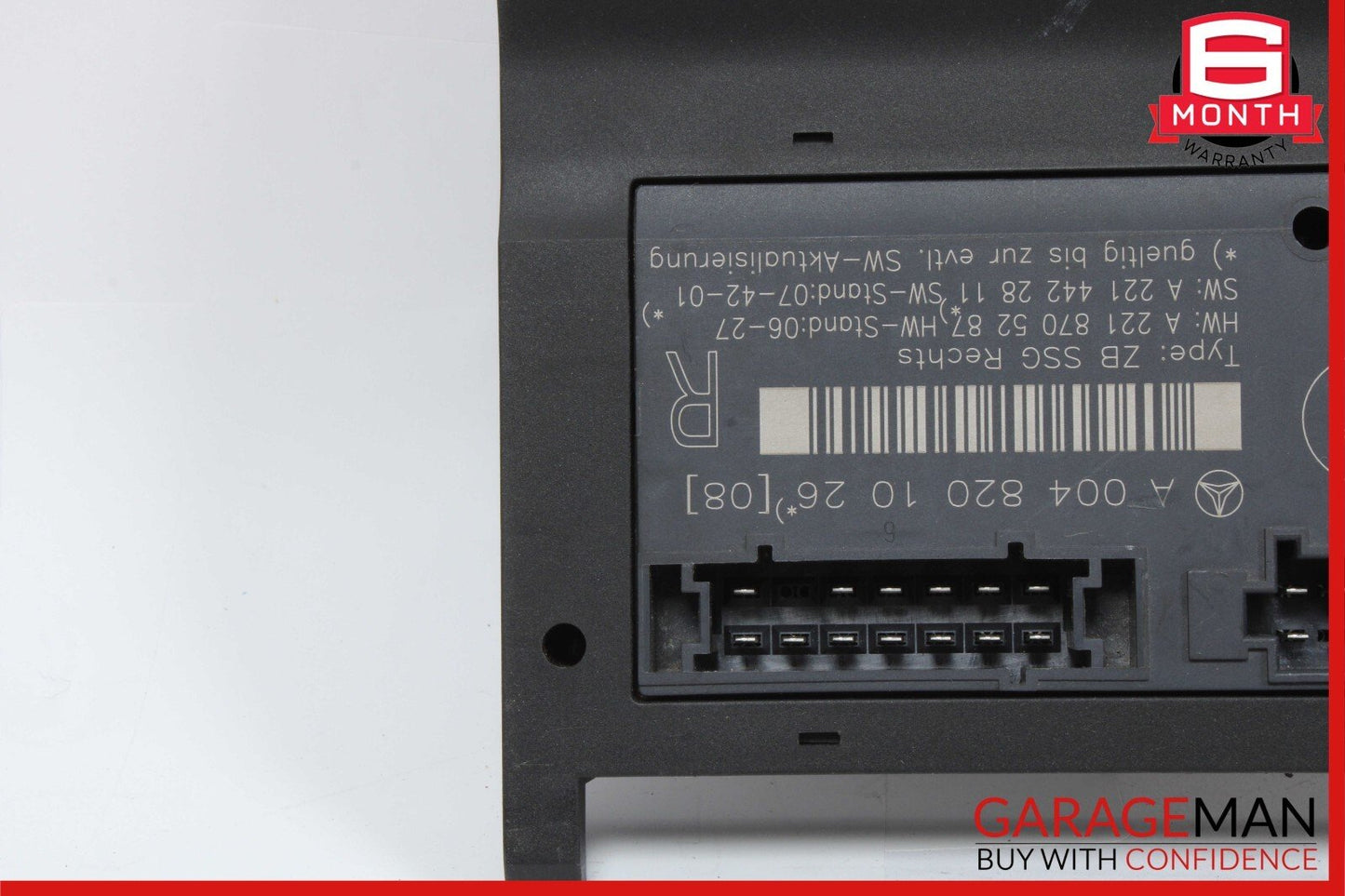 07-13 Mercedes W221 S550 S400 S65 AMG Front Right Side Under Seat Control Unit