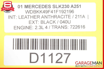 01-04 Mercedes R170 SLK230 Engine Crankcase Vent Valve 0004703793 OEM