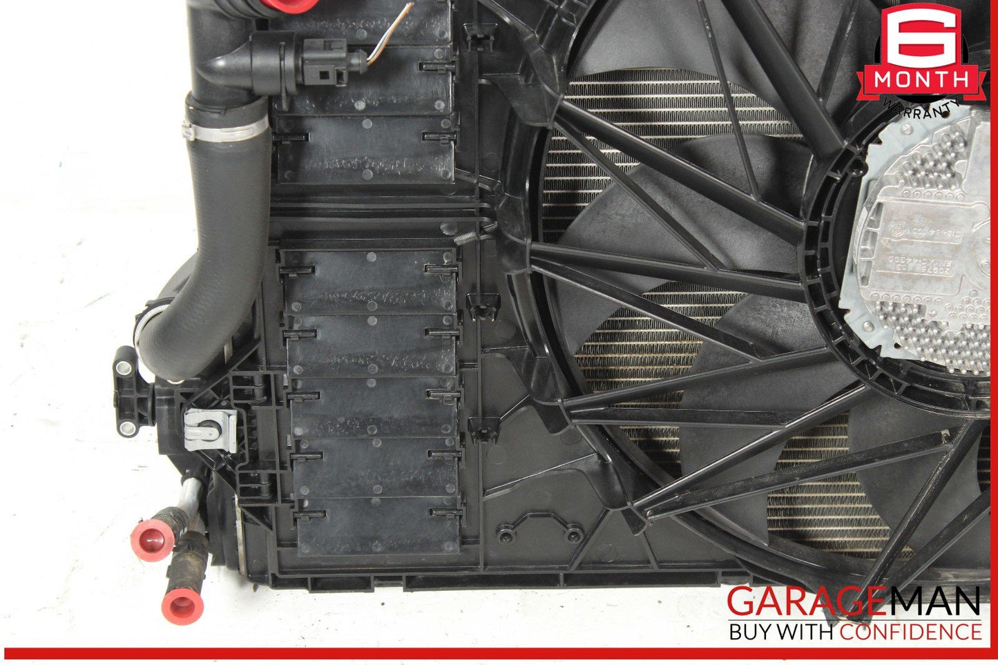 10-13 Porsche Panamera 970 Engine Cooling Radiator AC A/C Condenser Assembly