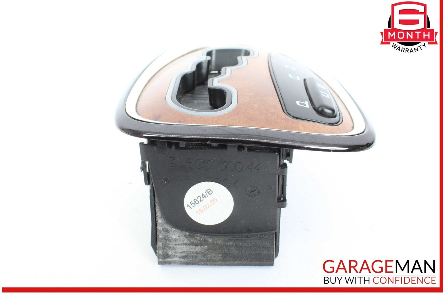 00-06 Mercedes W220 S500 4MATIC S55 AMG Gear Shifter Bezel Trim Indicator Wood