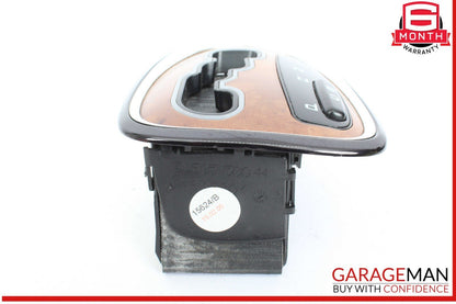 00-06 Mercedes W220 S500 4MATIC S55 AMG Gear Shifter Bezel Trim Indicator Wood