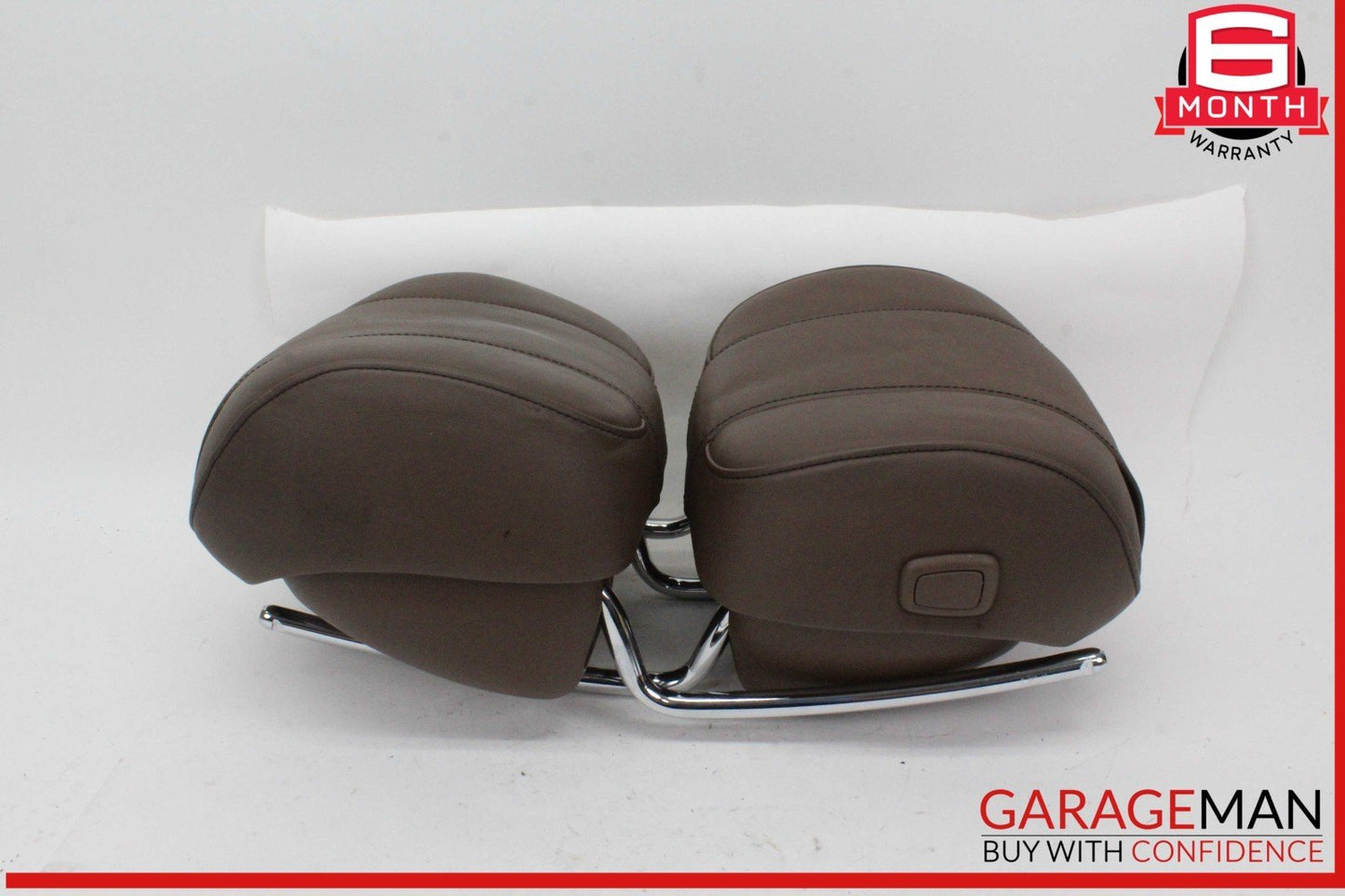 14-17 Mercedes W222 S550 Front Left and Right Side Head Rest Headrest Brown OEM