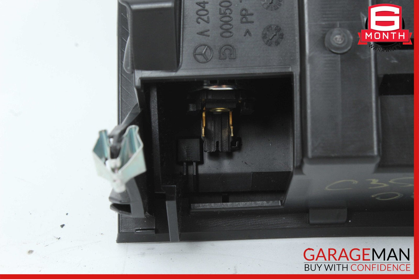 08-17 Mercedes W204 C350 E550 Center Console Ashtray Ash Tray Rear Black OEM