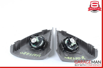 03-09 Mercedes W211 E350 E320 Front Right & Left Door Corner Speaker Set Gray
