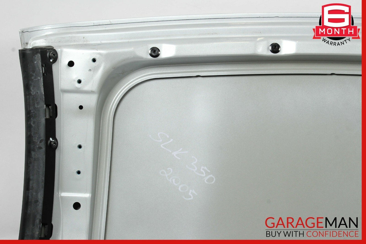 05-11 Mercedes R171 SLK280 Convertible Hard Top Roof Upper Folding Panel Silver